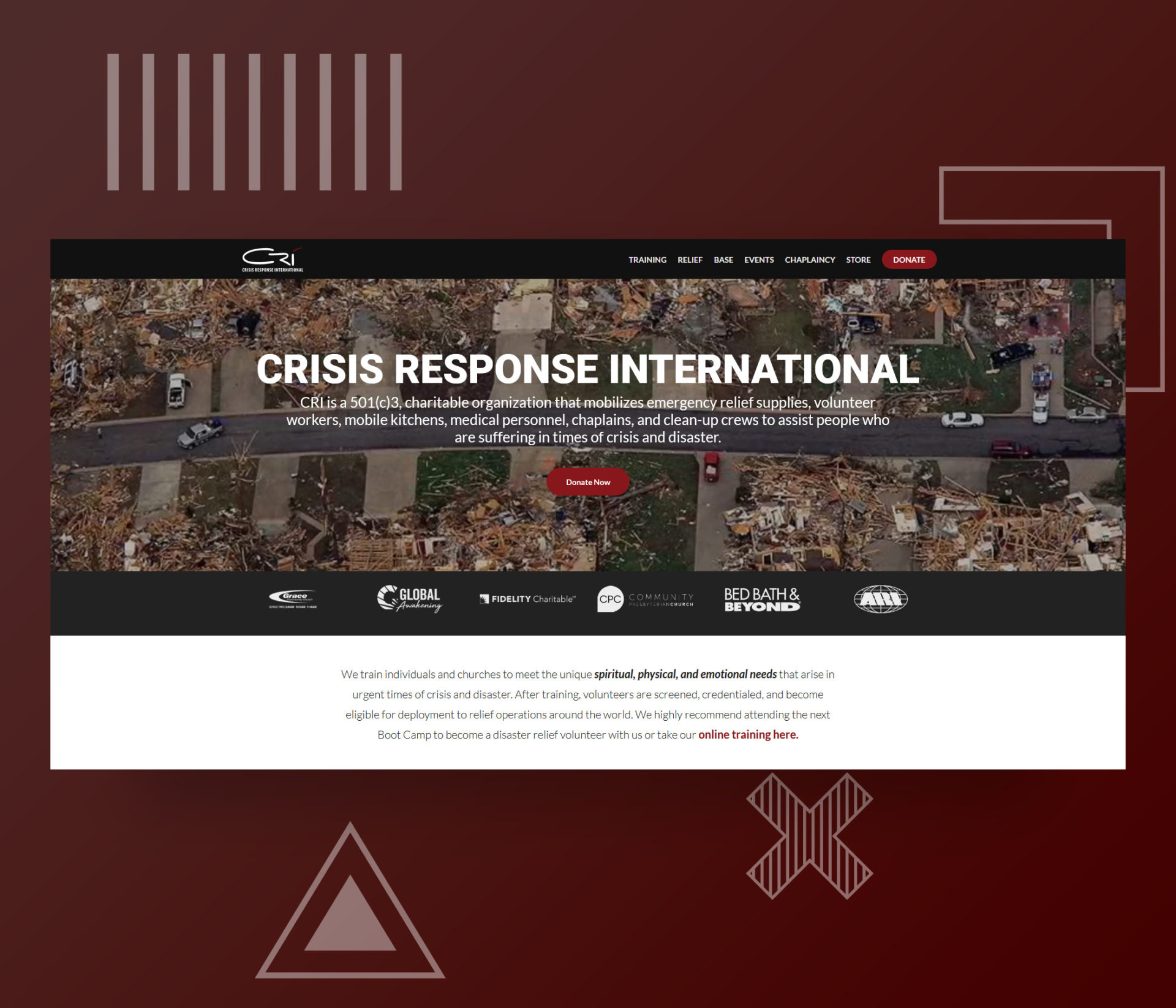 Crisis Response International Website